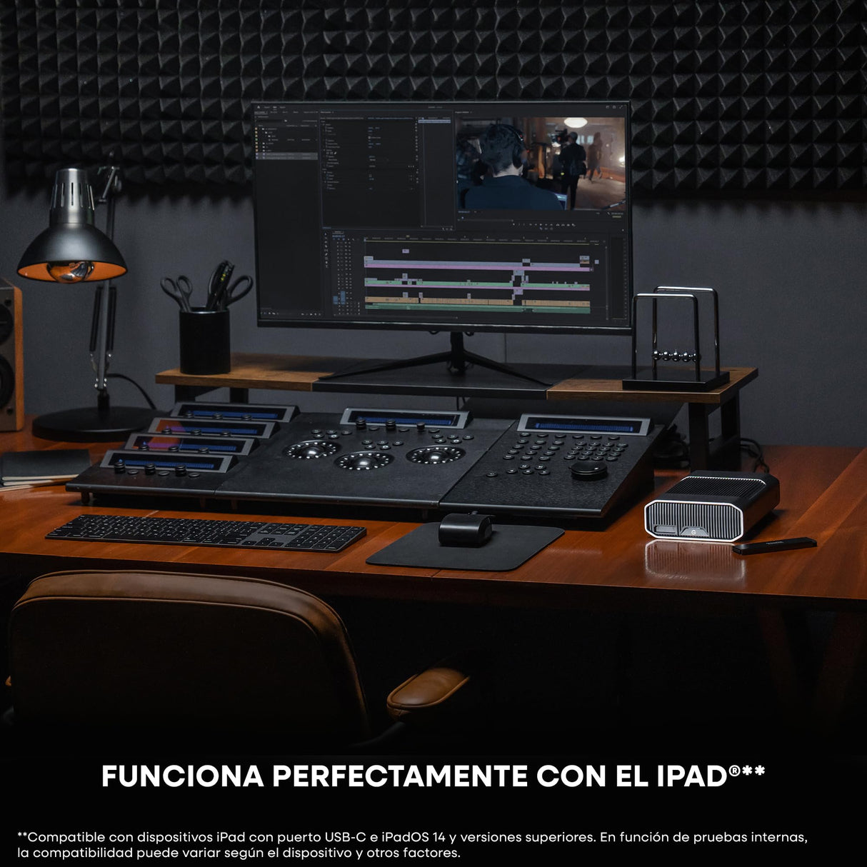 G-DRIVE Project 12TB, con ranura PRO-BLADE SSD Mag, Thunderbolt 3 (40Gbps), USB 3.2 Gen 2 (10Gbps), disco duro de clase empresarial a 7200 r. p. m., hasta 260 MB/s de velocidad de lectura