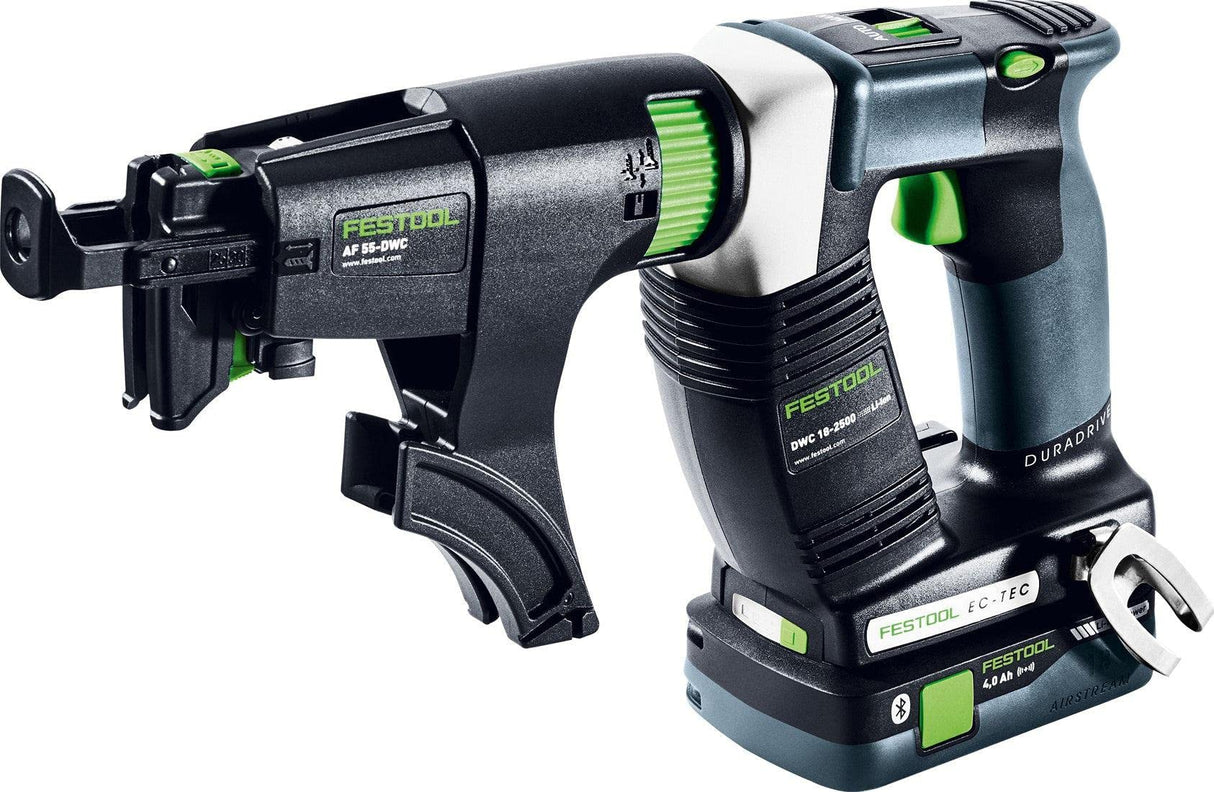 Festool Atornillador de construcción en seco a batería DWC 18-2500 HPC 4,0 I-Plus DURADRIVE