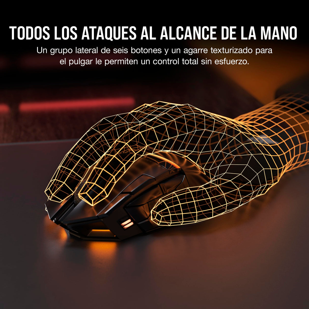 Corsair DARKSTAR Ratón Inalámbrico RGB Para Juegos MMO - 26.000 PPP - 15 Botones Programables - Batería Hasta 80 Horas - Compatible con iCUE - PC, PS5, PS4, Xbox - Negro