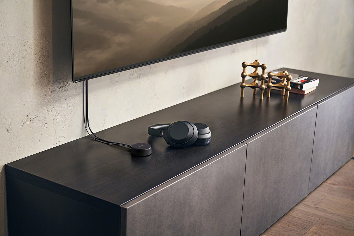 Sony WLA-NS7 Transmisor Bluetooth inalámbrico Que Activa el Sonido Dolby Atmos en Algunos Modelos de Auriculares y Neckband Sony, Negro