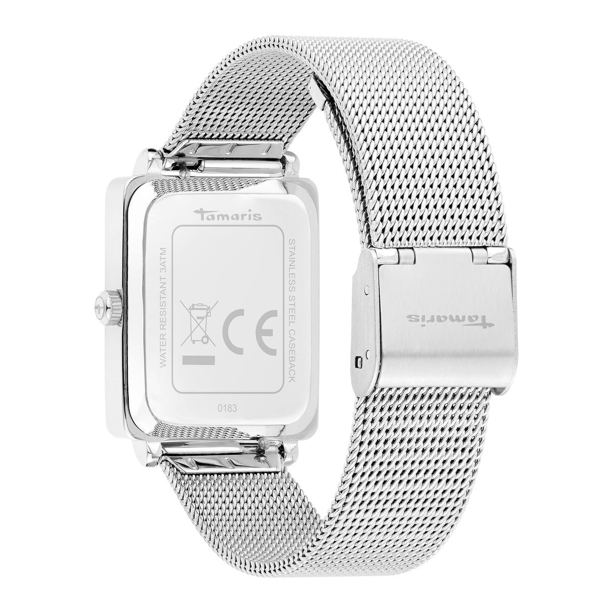 Tamaris Reloj Analógico para Mujeres de Cuarzo con Correa en Acero Inoxidable TT-0183-MQ