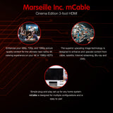Marseille MN02613 - Cable HDMI (2,74 m), Color Negro