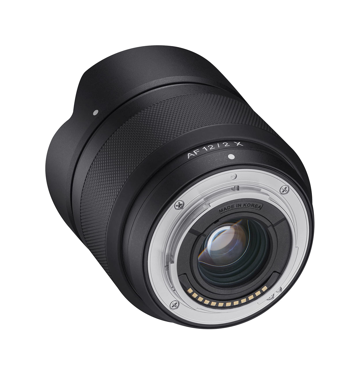 Samyang AF 12mm f/2.0 Auto Focus APS-C Lente compacta Ultra Gran Angular para Fujifilm X (SYIO12AF-FX), Negro
