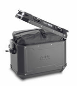 Givi OBK48BPACK2 Trekker Outback 48 Monokey Baúl de Aluminio Lateral, Color Negro, 48 litros, Carga Máxima A 10 Kg