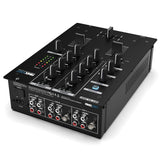 Reloop RMX-10 BT Mezclador para DJ de 2 canales y con Bluetooth con Conectividad Bluetooth incorporada: transmisión inalámbrica de música directamente a su mezclador, AMS-RMX-10BT