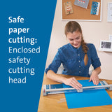 Dahle 508 Craft Creative DIN A3 autofilable guillotina cortadora de papel con presión automática, azul