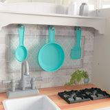 KidKraft Cocina de Juguete Countryside de Madera para niños con imanes Nevera, dispensador de Cubitos de Hielo y Accesorios Incluido, Juguetes niños 3+ años (53424) Exclusivo en Amazon