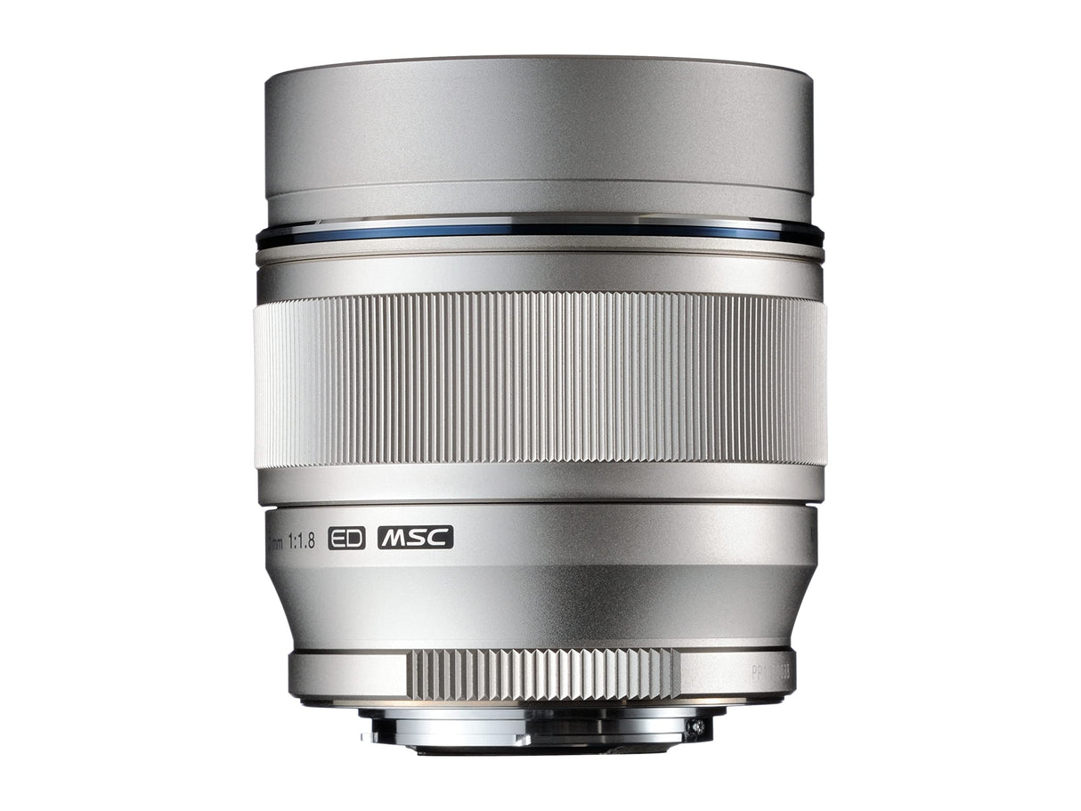 Objetivo Olympus M.Zuiko Digital ED 75 mm F1.8, longitud focal fija rápida, apto para todas las cámaras MFT (modelos Olympus OM-D & PEN, serie G de Panasonic G), negro