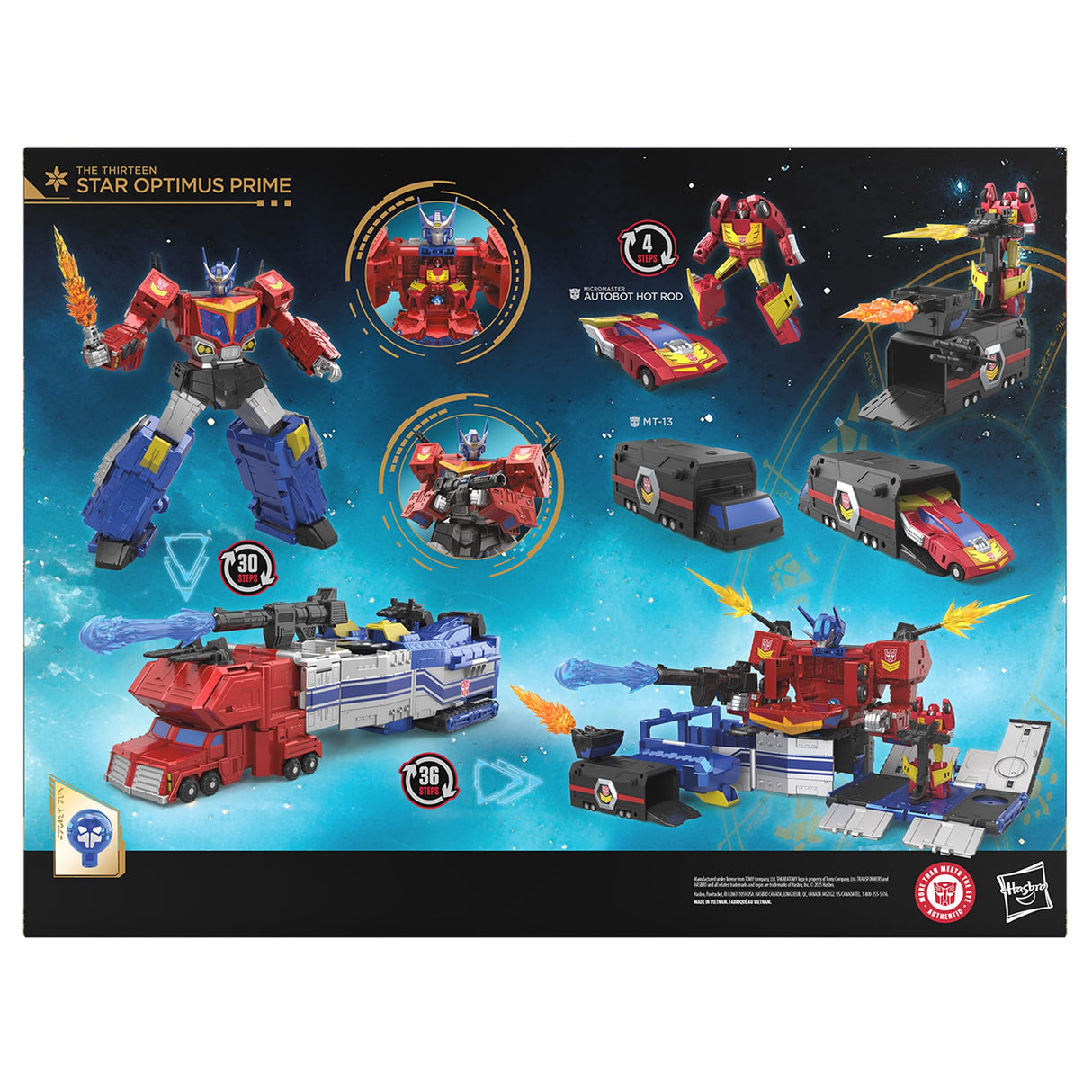 Transformers Age of The Primes Titan Class, The Thirteen Star Optimus Prime, Figura de acción