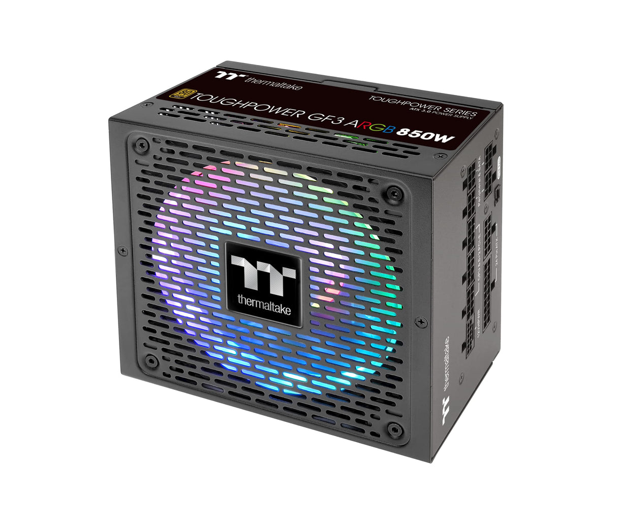 Thermaltake Toughpower GF 3 ARGB 850W | PC ATX 3.0 Power Supply | PCIe Gen 5.0 | 80-Plus-Gold | Fully Modular | Quiet 140 Fan | EU Certified | Black