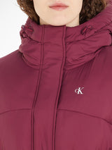 Calvin Klein Jeans Logo Belt Short Puffer, Chaquetas acolchadas Mujer, Morado (Amaranth), L