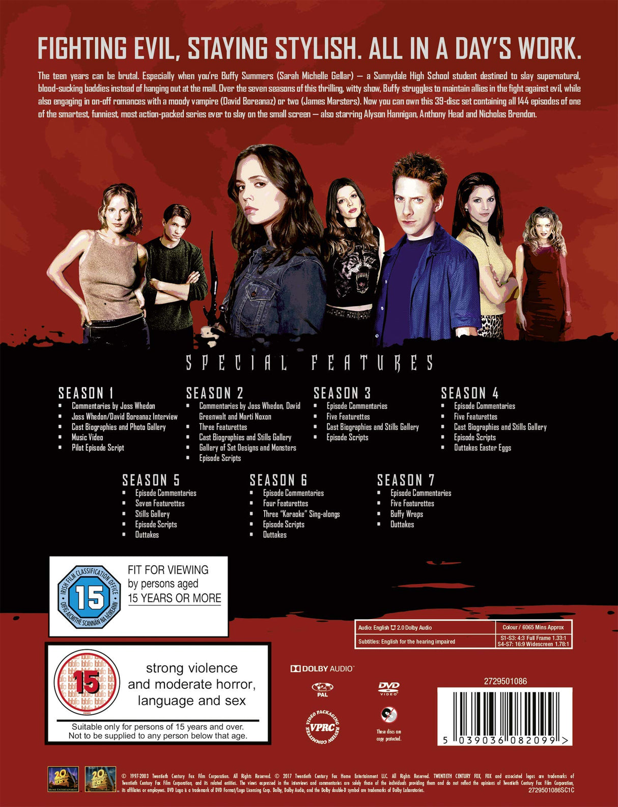 Buffy Complete 1-7 Boxset (2017) DVD