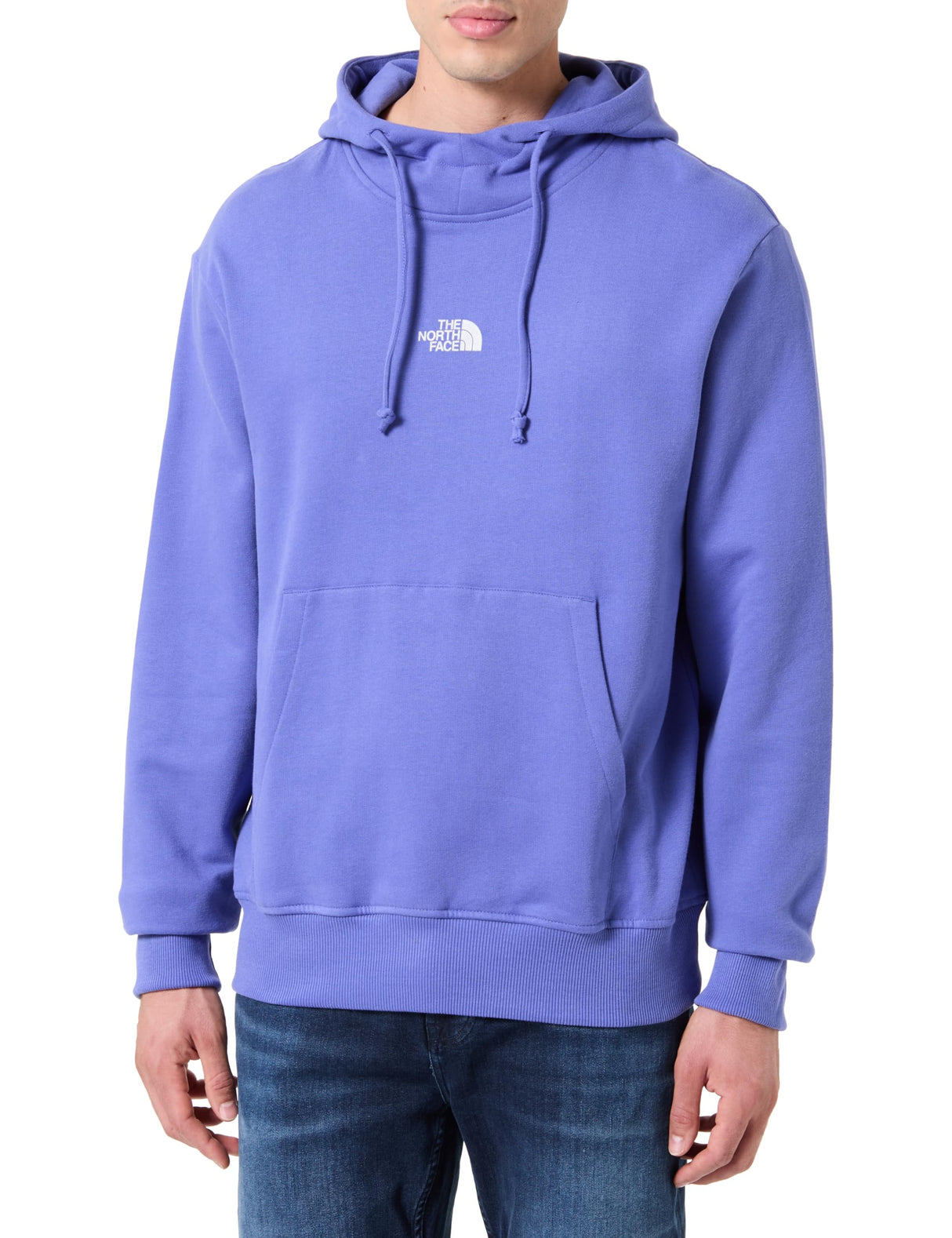 THE NORTH FACE NF0A8C3C6IF U Never Stop Relaxed Hoodie Sweatshirt Hombre Indigo Plum Tamaño XL