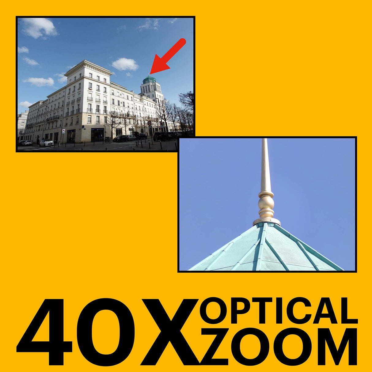 KODAK Pixpro Astro Zoom AZ405 - Cámara Digital Bridge, Zoom de 40x, Gran Angular de 24 mm, 20 megapíxeles, LCD de 3", vídeo Full HD 1080p, OIS, Pila AA - Negro