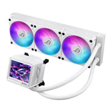ASUS ROG Ryujin III 360 ARGB Extreme White Sistema de refrigeración AiO con Bomba Asetek Gen8 V2, Ventiladores magnéticos Reforzados, LCD de 3.5'', monitorización del Hardware y GIF Personalizados