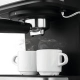 Ufesa CE7242 Cafetera Expresso y Capuccino, Vaporizador Orientable, 20 Bares, 2 Modos: Café Molido o Monodosis, Depósito 1.5L, Función Calienta Tazas, 850W, Modena