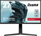 iiyama GB2766HSU-B1 27" Panel VA, Curvo Gaming 1500R, G-Master Red Eagle, FreeSync Premium, 1920x1080, 165Hz, 250cd/m², DisplayPort, 2xHDMI, 1ms MPRT, Altavoces, USB-HUB (2x2.0), Black Tuner