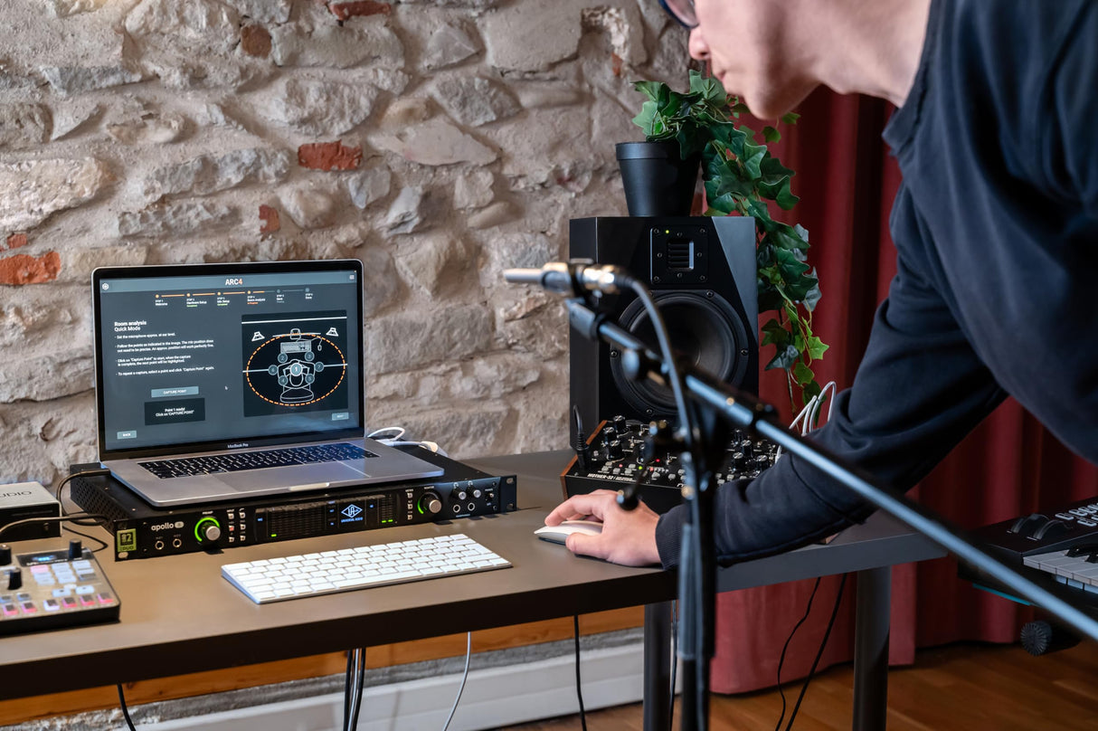 IK Multimedia ARC Studio. Standalone advanced room correction system. Includes hardware processor unit, ARC 4 software and measurement mic