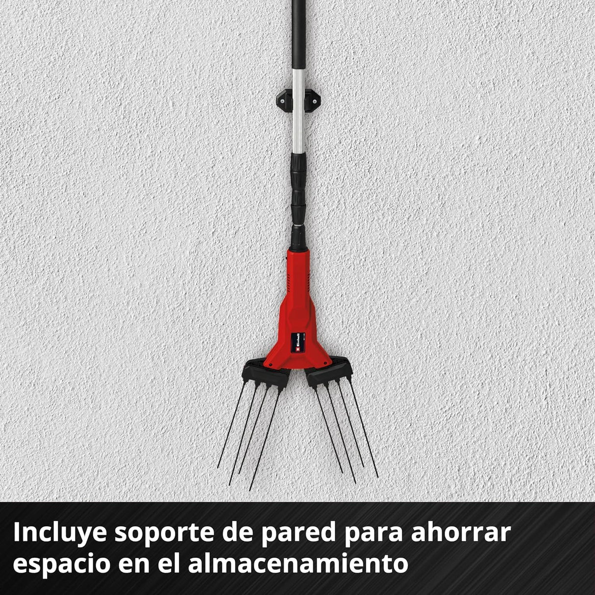 Einhell Vareador de aceitunas con batería GE-FS 18/53 Li-Solo Power X-Change (18 V, 53 cm de anchura de trabajo, 310 cm de longitud total, telescópico, dientes intercambiables, sin batería)