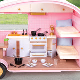 Lori- Eliza's Glamping Set – 3 Years + Barbie Car & Camper with Eliza, Color, Talla única (LO37086C1Z)