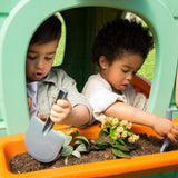 FEBER - Recycle Eco House, Casita Infantil Hecha de Plástico Reciclado, Puerta Abatible, Colores Luminosos y Resistentes a la Luz Solar, Montaje Fácil, A Partir de 3 años, Famosa (FEH26000)