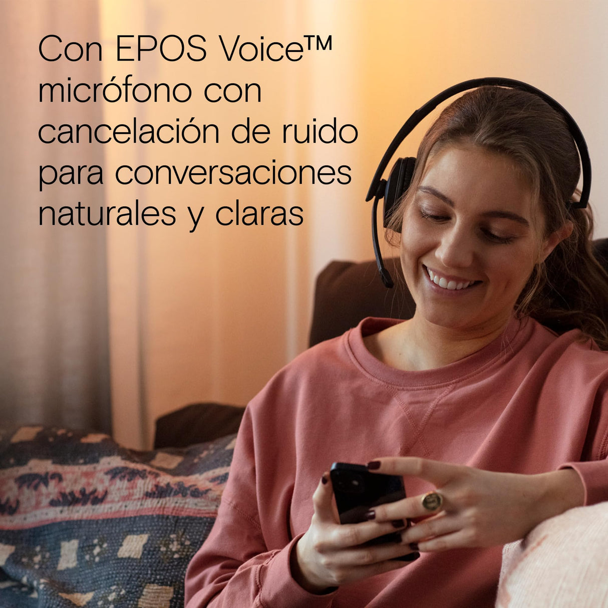 EPOS I SENNHEISER Adapt 231 - Adapt 200 Series - Auricular - On-Ear - Bluetooth - Inalámbrico - Adaptador USB-C a través de Bluetooth - Negro - Certificado para Microsoft Teams, Optimizado para UC