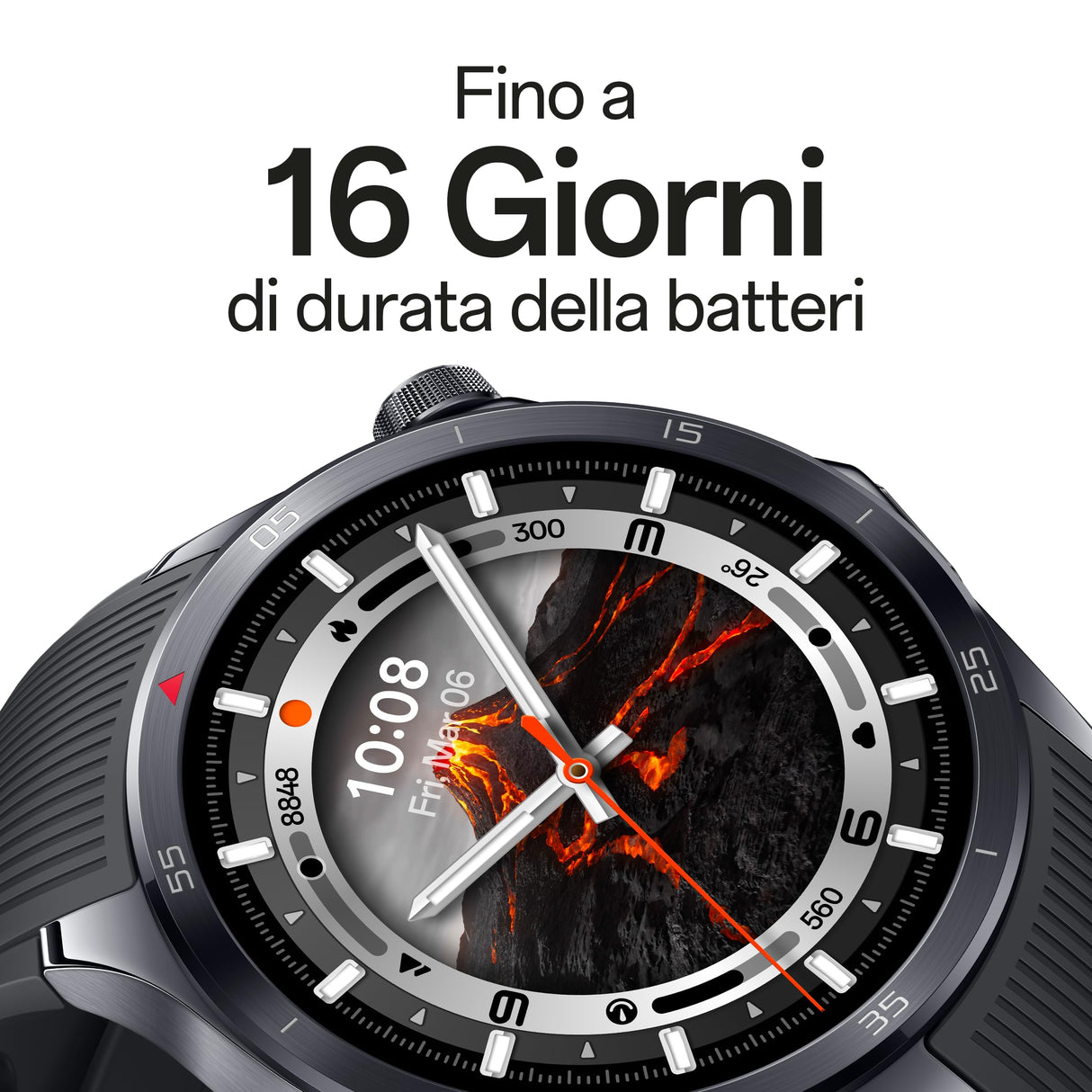 OPPO Watch X2 Smartwatch – Pantalla AMOLED 1.5” | Batería hasta 16 días | Google Apps & Wear OS | ECG, SpO2 & 100+ deportes | Resistente IP68 & 5ATM - Negro