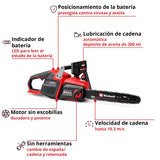 Einhell Professional Motosierra con batería GP-LC 36/40 Li BL-Solo Power X-Change (36 V, 38 cm de longitud de corte, 19 m/s de velocidad de la cadena, lubricación de cadena automática, sin batería)