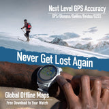 COROS APEX 2 Pro Reloj GPS Outdoor, 1,3" Zafiro Titanio, 30 días de Batería, Doble Frecuencia GPS, Navegación en Muñeca, Mapa Offline, Monitor de Frecuencia Cardiaca y de Sueño, Correr, Ciclismo-Negro