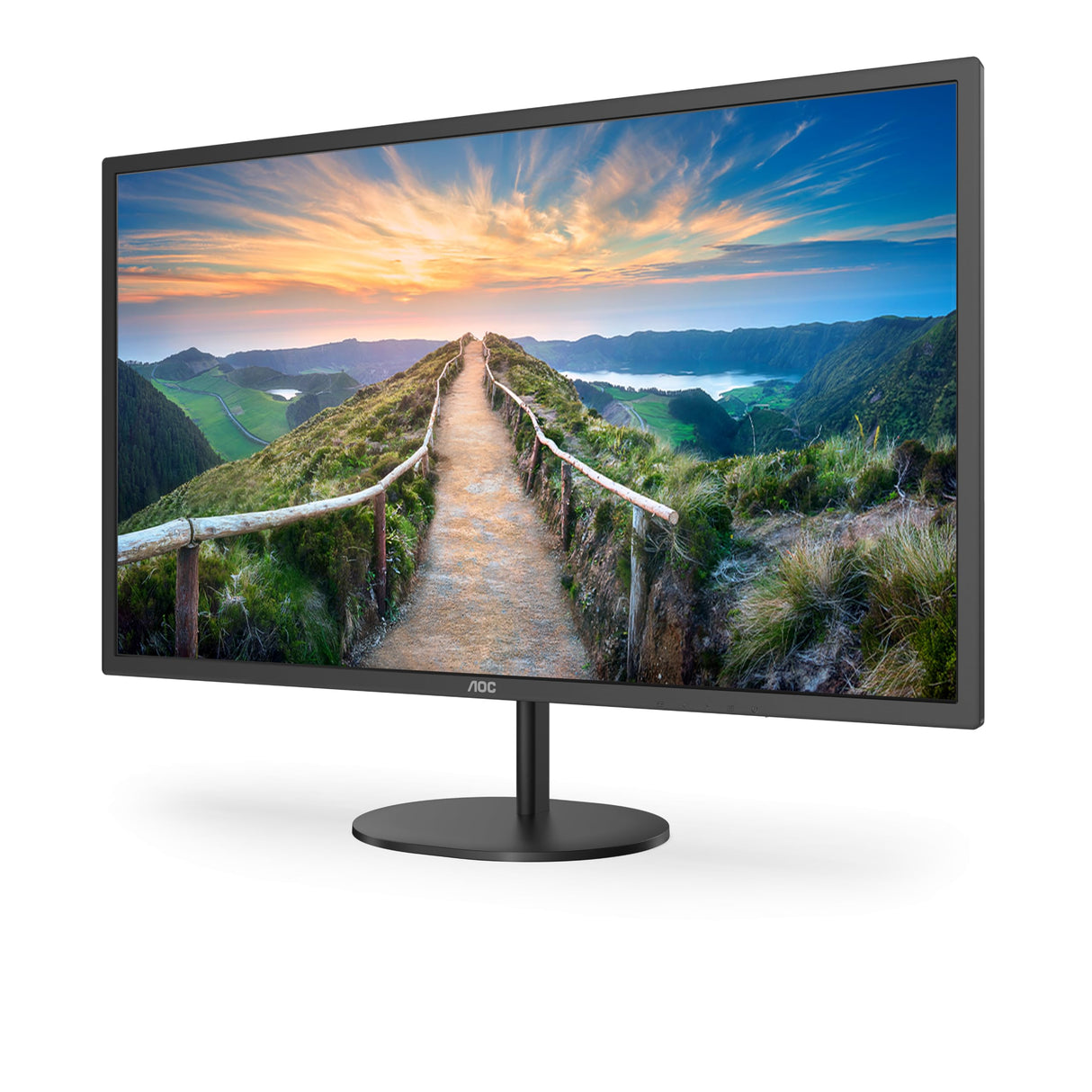 AOC Q32V4 Monitor 32 Pulgadas QHD, 75Hz, IPS, 4 ms GtG, Adaptive Sync., Altavoces (2560x1440, 1x HDMI 1.4, 1x DP 1.2), Negro