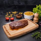 Boos Block Tabla de Cortar Ovalada – Ranura Para Jugo - Tabla Cortar Cocina Profesional - Reversible – 51 x 36 x 4 cm