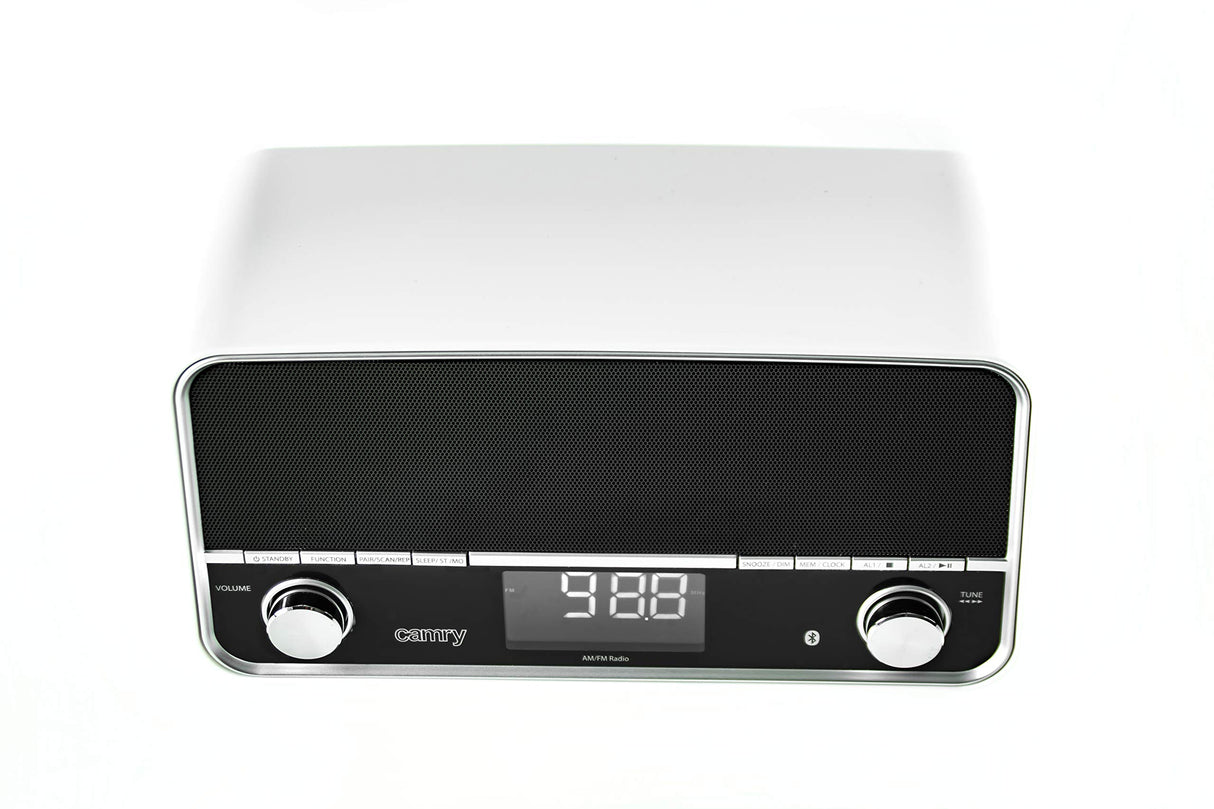 CR 1151 W Radio Despertador Digital Bluetooth, Am FM, Retro, USB
