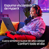 HyperX Cloud III - Auriculares Gaming con Cable, PC, PS5, Xbox, Drivers 53 mm, DTS, Marco Resistente, micrófono 10mm, USB-C, USB-A, Blanco-Rosa
