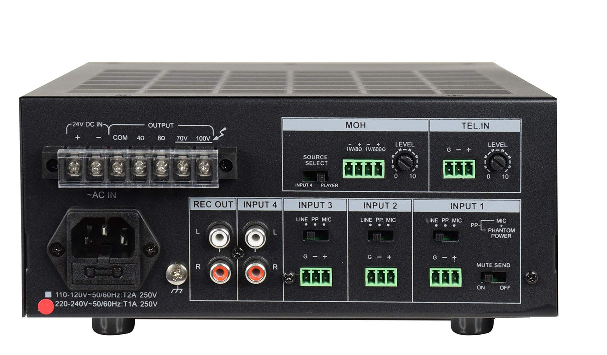 Amplificador PA 90 W con BT