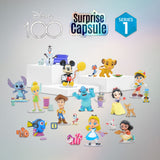 YuMe Disney 100 Surprise Mystery Capsules - Caja de ciegas con Pixar y Personajes de Disney Figurines de Vinilo - Series 1 Blind Bag Surprise Toys (12 Unidades)
