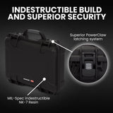 Nanuk 910 - Carcasa rígida Impermeable con Inserto de Espuma, Color Negro