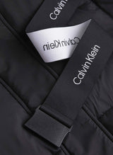Calvin Klein Cazadora acolchada Mujer Logo Belt Short Puffer con cinturón, Negro (Ck Black), XL