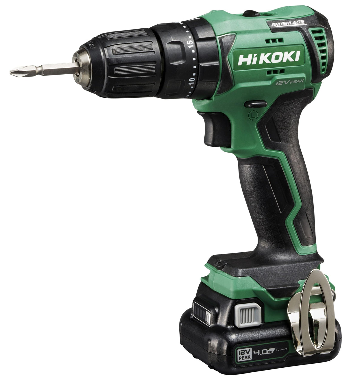 Hikoki DV12DDWHZ - Taladro combinado sin escobillas a bateria de litio 12V (10.