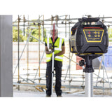 Stanley - FatMax FMHT77446-1 Nivel láser rotativo de luz roja RL600 a pilas