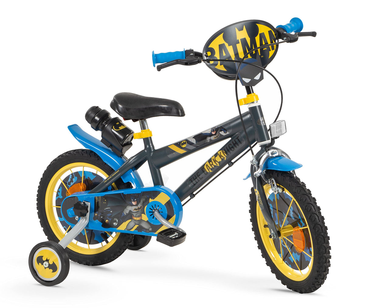 TOIMSA Bicicleta 14" Batman 4/6 Ños, Multicolor, 14913