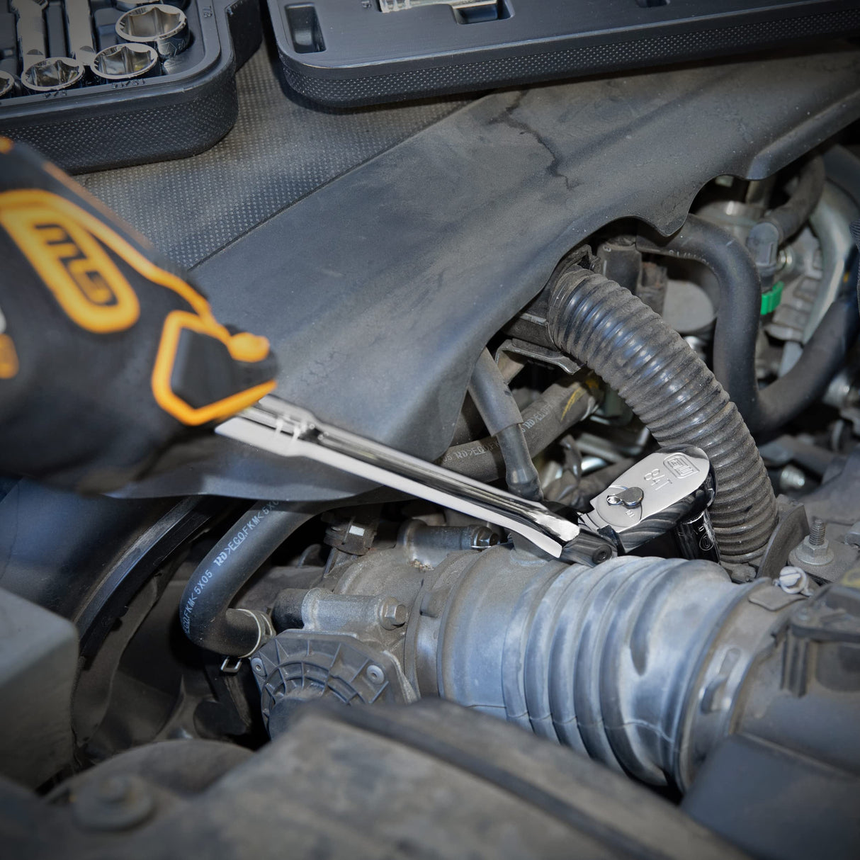 GEARWRENCH Juego de trinquete de mango flexible de 4 piezas 84T | 81230A-07