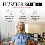 Auricular inalámbrico y soporte de carga Poly Voyager 4310 UC - Auricular Bluetooth monoaural con micrófono de brazo con cancelación de ruido - Conéctalo a PC/dispositivo móvil - Teams (certificado)