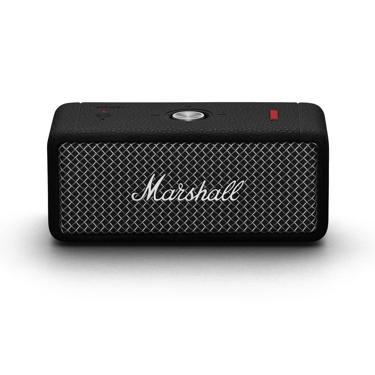 Marshall Emberton II Altavoces Bluetooth portátiles, inalámbricos, Emparejables, IP67 Resistentes al Polvo y al Agua, Encima de 30 Horas de Tiempo de reproducción - Negro y Acero