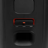 JBL Partybox 520, altavoz inalámbrico bluetooth para fiestas, 15h de autonomía, espectáculo de luces dinámico, IPX4, compatible con varios altavoces, AI Sound Boost, entrada para micrófono, negro