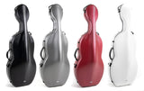 Gewa PS353126 Estuche Cello Policarbonato 4.6, 4/4 Gris Rolly