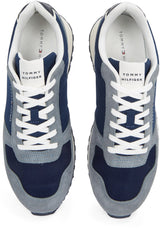Tommy Hilfiger Runner Sneaker Hombre New Eva Mix Calzado Deportivo, Multicolor (Sport Navy), 42