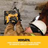 DEWALT Taladro Percutor SDS-Plus sin escobillas XR 18V de 24 mm con 2 baterías de 5Ah, cargador multi-voltaje XR y caja de herramientas resistente TSTAK, DCH273P2T-QW.
