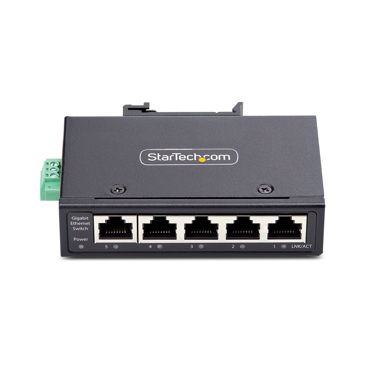StarTech.com Switch Ethernet Industrial de 5 Puertos no Gestionado IP30-100/1000 - Pared/Carril DIN - IP30-9~60VDC - TAA