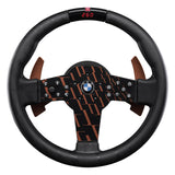 FANATEC CSL Volante de Carreras Licencia Oficial BMW – Empuñadura de Goma, LED RevStripe, Menús de Ajuste, Levas de Cambio Metálicas para PC, PS5, PS4
