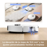 dreame L10s Ultra Gen 2 Robot Aspirador y Fregasuelos con RoboSwing MopExtend, 10000 Pa, Modo para Mascotas, Estación Base Automática, 32 Ajustes de Nivel de Agua, Limpieza de Alfombras Versátil